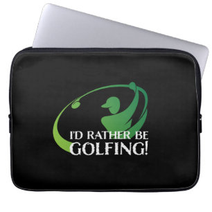 Housse Pour Ordinateur Portable Je préfère être sur le terrain de golf Modern Golf