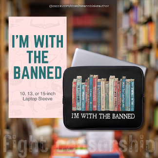 Housse Pour Ordinateur Portable Je suis avec le mannequin de bureau en néoprène in