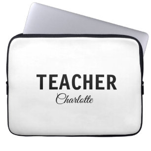 Housse Pour Ordinateur Portable Je suis professeur d'école Collègeajoutez votre no