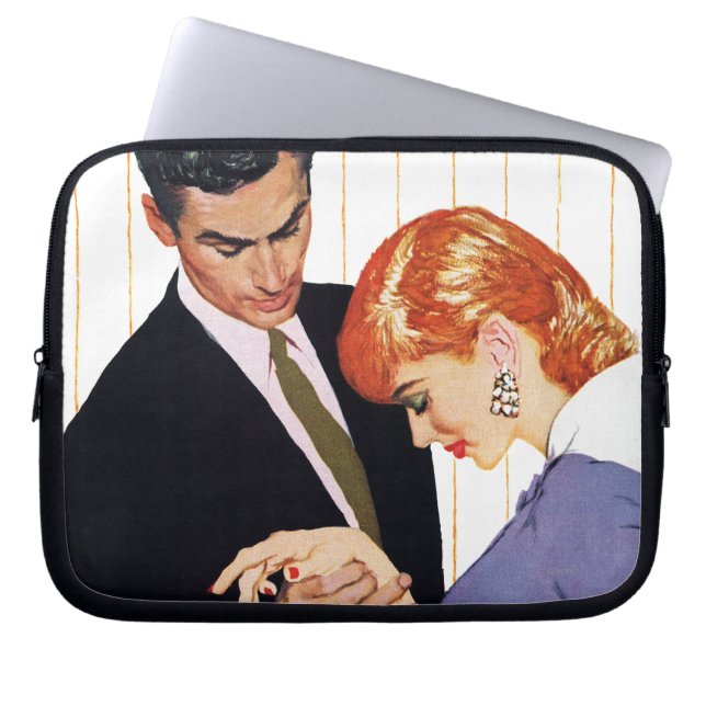 Housse Pour Ordinateur Portable Je t'aime, maman Girl (Devant)