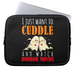 Housse Pour Ordinateur Portable Je Veux Juste Casser Et Regarder Des Films D'Horre
