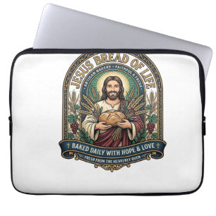 Housse Pour Ordinateur Portable Jésus Pain De Vie Jésus Pain Vie Boulangerie Chris