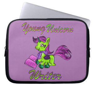 Housse Pour Ordinateur Portable Jeune Unicorn Écrivain Livre Sleeve