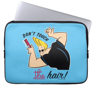 Housse Pour Ordinateur Portable Johnny Bravo Comb - Ne touchez pas les cheveux!