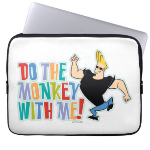 Housse Pour Ordinateur Portable Johnny Bravo - Faites Le Singe Avec Moi !