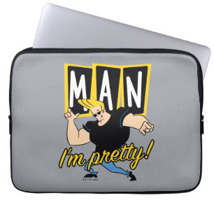 Housse Pour Ordinateur Portable Johnny Bravo - Man I'm Pretty