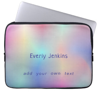 Housse Pour Ordinateur Portable joli arc-en-ciel brillant ombre multicolore