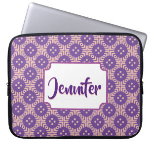 Housse Pour Ordinateur Portable Joli Design Personnalisé De Couleur Cercle Et Poin