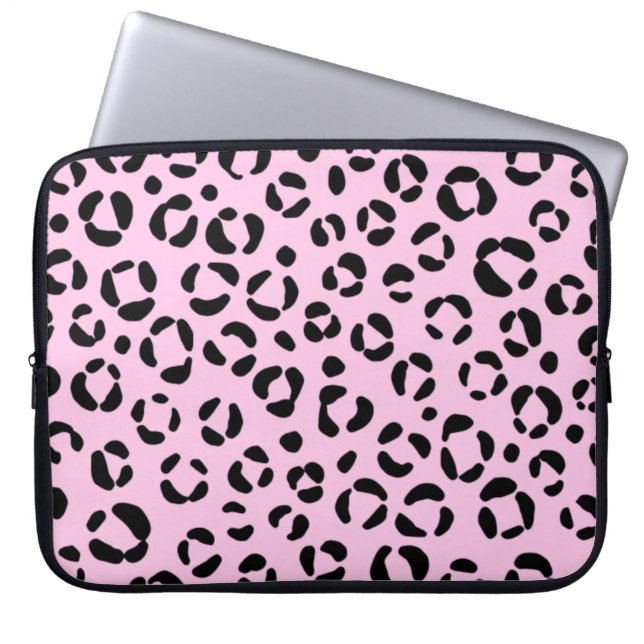 Housse Pour Ordinateur Portable Joli en rose impression animale (Devant)