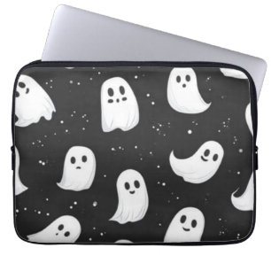 Housse Pour Ordinateur Portable Joli fond fantaisiste et effrayant pour Halloween