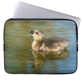 Housse Pour Ordinateur Portable Joli gosling sur étang