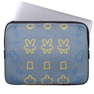 Housse Pour Ordinateur Portable Joli motif minimaliste pastel Kawaii