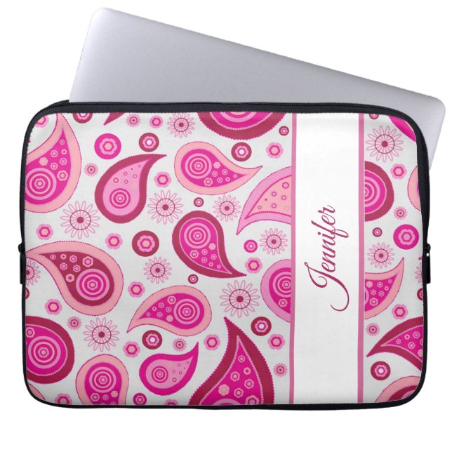 Housse Pour Ordinateur Portable Joli Patch Paisley (Devant)