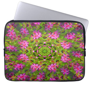 Housse Pour Ordinateur Portable Joli rose Phlox tourbillon....