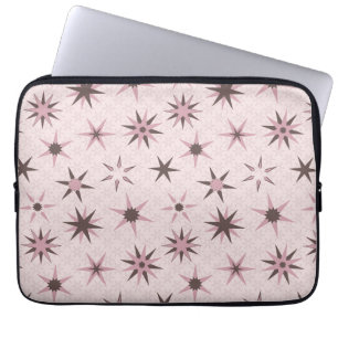Housse Pour Ordinateur Portable Joli Stars De Geo Rose - motif.