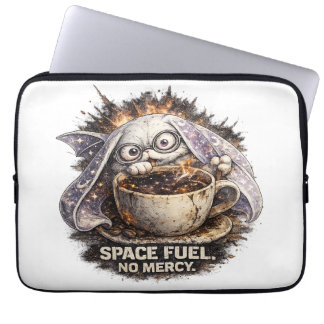Housse Pour Ordinateur Portable Jolie Carburant Spatial Lapin Café Halloween Magie