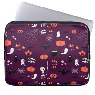 Housse Pour Ordinateur Portable Jolie Halloween créatif et effrayant