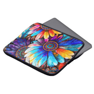 Housse Pour Ordinateur Portable Jolies plumes