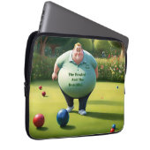 Housse Pour Ordinateur Portable Jolly Lawn Bowler Man, (Devant droit)
