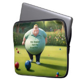 Housse Pour Ordinateur Portable Jolly Lawn Bowler Man, (devant gauche)