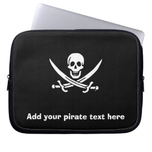 Housse Pour Ordinateur Portable Jolly roger drapeau de pirate
