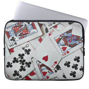 Housse Pour Ordinateur Portable Jouer aux cartes Poker Games Queen King