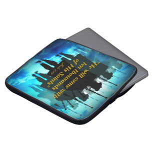 Housse Pour Ordinateur Portable Joueurs de cornemuse des Highlands, avec des dizai
