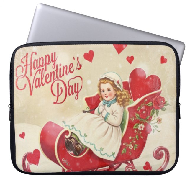 Housse Pour Ordinateur Portable Jour de la Saint Valentin (Devant)