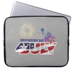 Housse Pour Ordinateur Portable Jour de l'indépendance   15 pouces