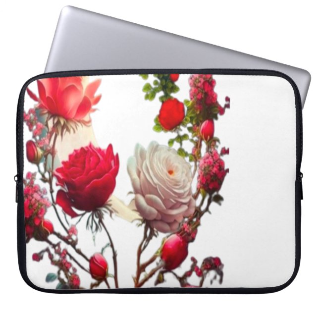 Housse Pour Ordinateur Portable Jour de rose  (Devant)