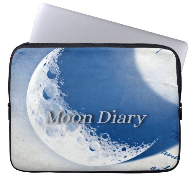 Housse Pour Ordinateur Portable Journal de lune  (Devant)