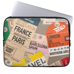 Housse Pour Ordinateur Portable Journal de voyage