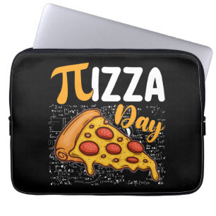 Housse Pour Ordinateur Portable Journée de Pi Pizza Mathématiques Amoureux des Mat