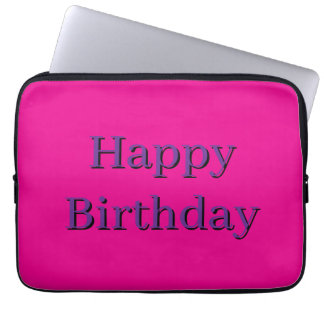 Housse pour ordinateur portable - Joyeux Anniversa