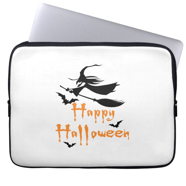 Housse Pour Ordinateur Portable Joyeux Halloween (Devant)