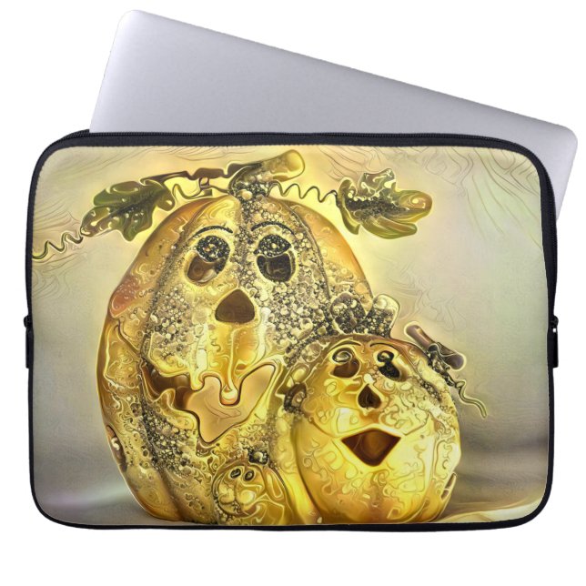 Housse Pour Ordinateur Portable Joyeux Halloween (Devant)