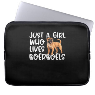 Housse Pour Ordinateur Portable Juste une fille qui aime Boerboels T-Shirt Classiq