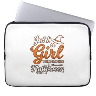 Housse Pour Ordinateur Portable Juste une fille qui aime le design vectoriel Hallo