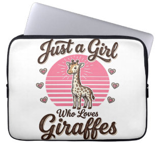 Housse Pour Ordinateur Portable Juste une fille qui aime les girafes vintage shirt