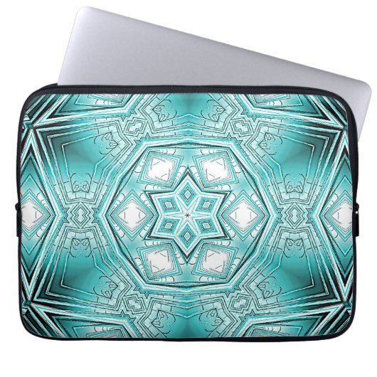 Housse Pour Ordinateur Portable Kaleidoscope arctique (Devant)