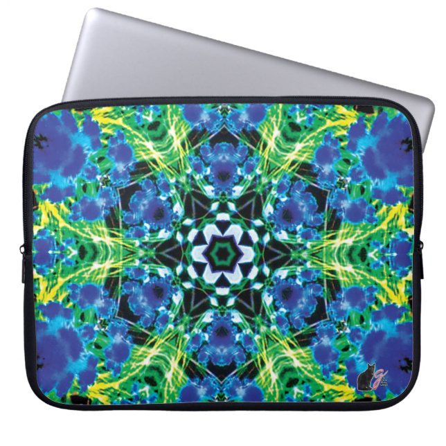 Housse Pour Ordinateur Portable Kaleidoscope de criststalmarine (Devant)