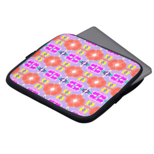 Housse Pour Ordinateur Portable Kaleidoscope Fleur Solaire