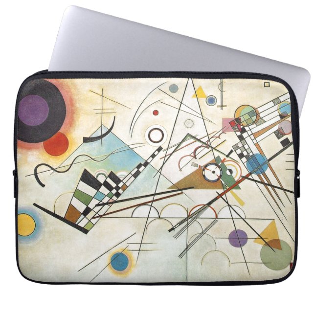 Housse Pour Ordinateur Portable Kandinsky Art Expressionniste Absract Moderne (Devant)