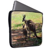 Housse Pour Ordinateur Portable Kangaroo Amour Parental, (Devant droit)