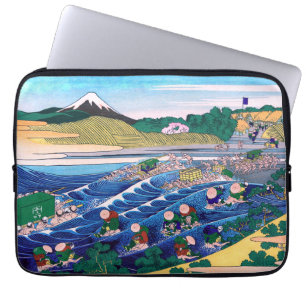 Housse Pour Ordinateur Portable Katsushika Hokusai - Fuji from Kanaya on Tokaido