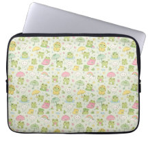 Kawaii Frog Rainy Day Pattern Wrapping