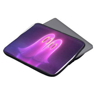 Housse Pour Ordinateur Portable Kawaii Ghost Couple — Neon Love Spiritueux