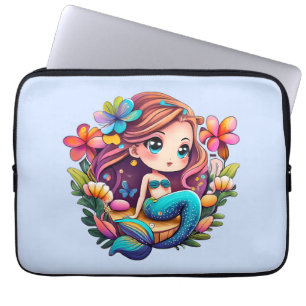 Housse Pour Ordinateur Portable Kawaii Mermaid
