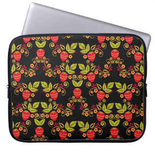 Housse Pour Ordinateur Portable Khokhloma Russian Berries : Style traditionnel