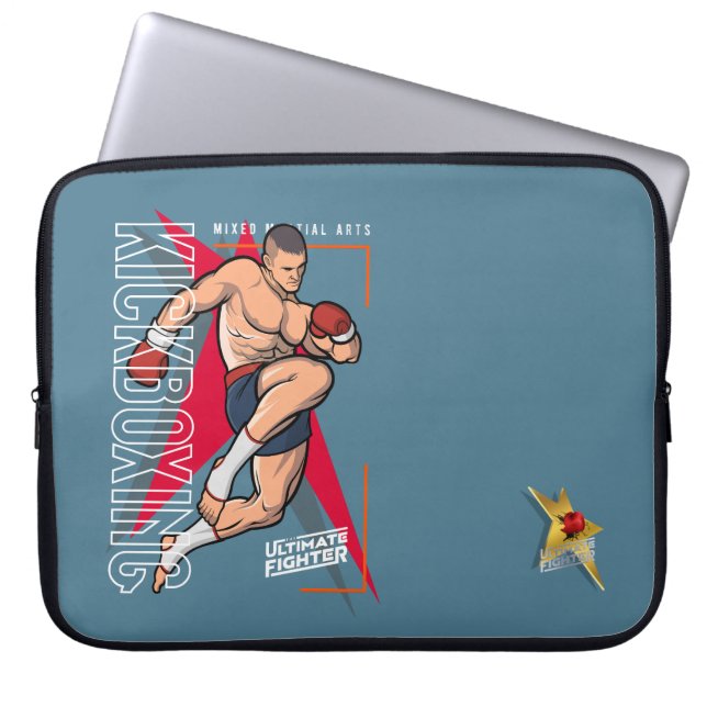 Housse Pour Ordinateur Portable Kickboxing | 15" (Devant)